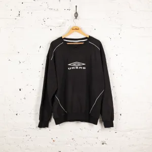 Umbro Fleece Sweatshirt - Black - XL