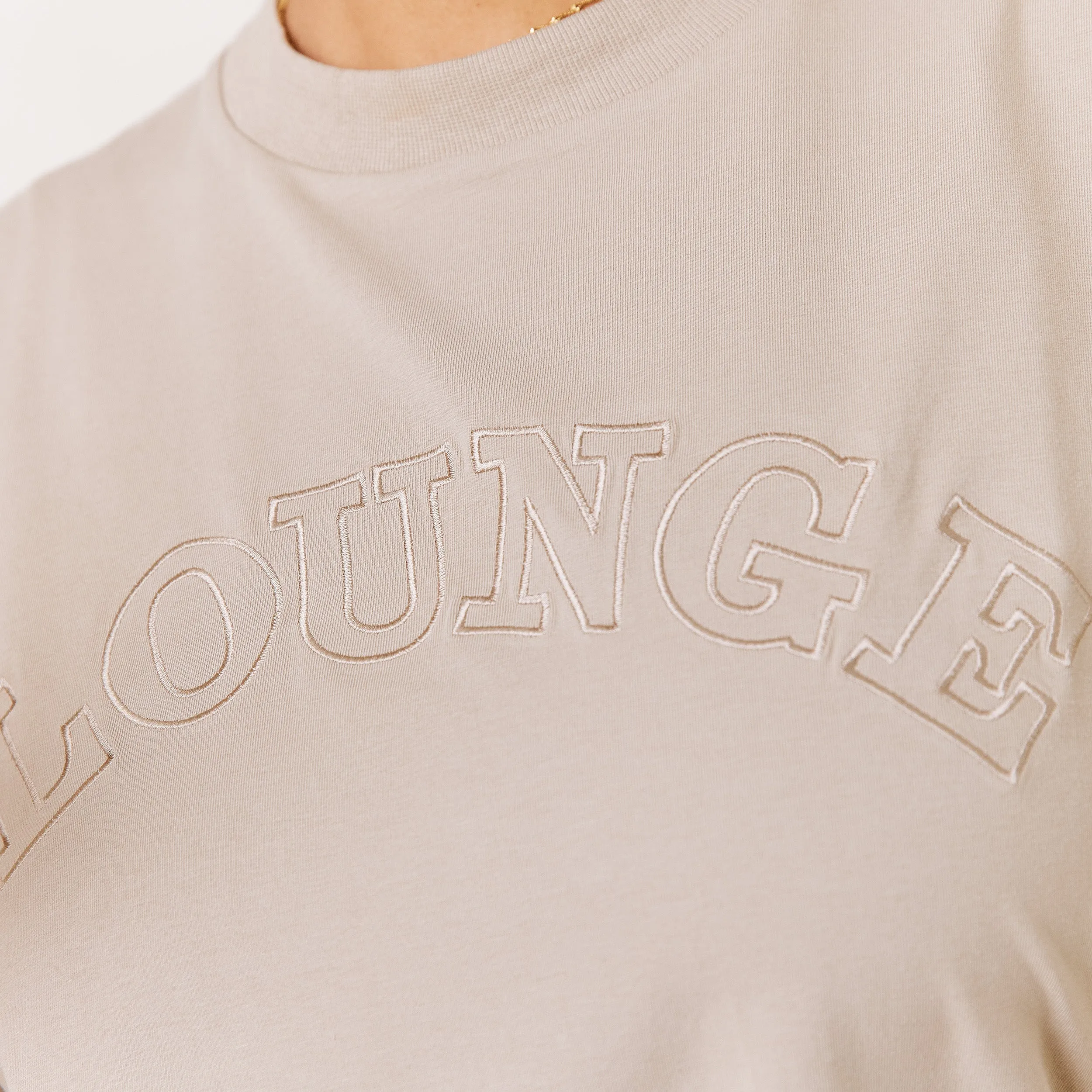Varsity T-Shirt Oversize - Avoine