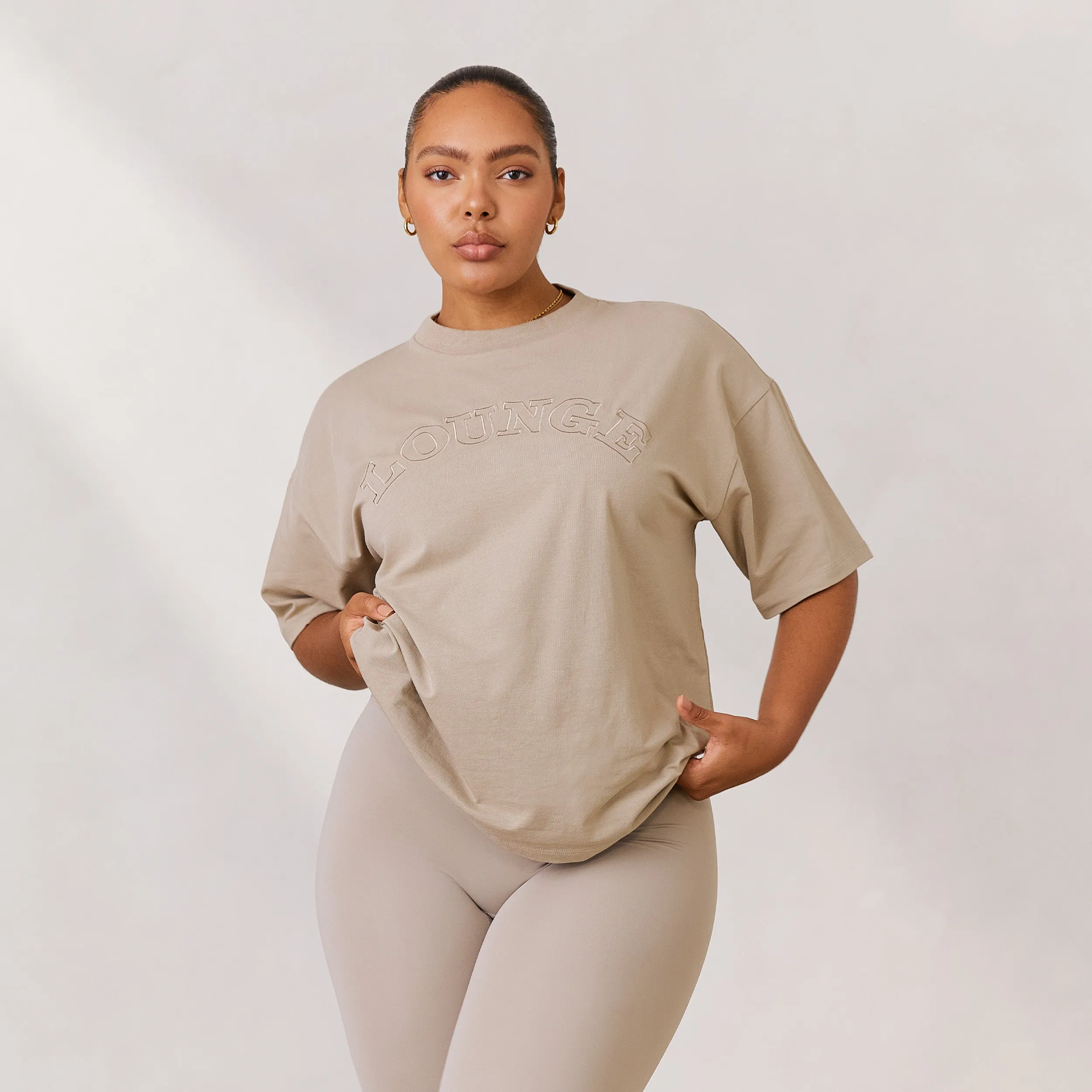 Varsity T-Shirt Oversize - Avoine