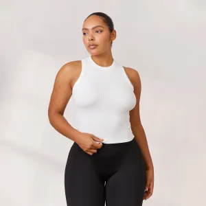 Varsity Top Dos Nageur - Blanc