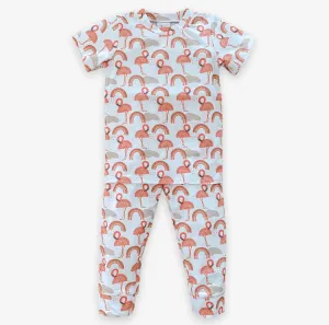 Velvet Fawn Let's Flamingle Two Piece Jammie Set