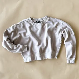 Vintage Cropped Sweatshirt | Pinkish Grey | Women & Youth 10 