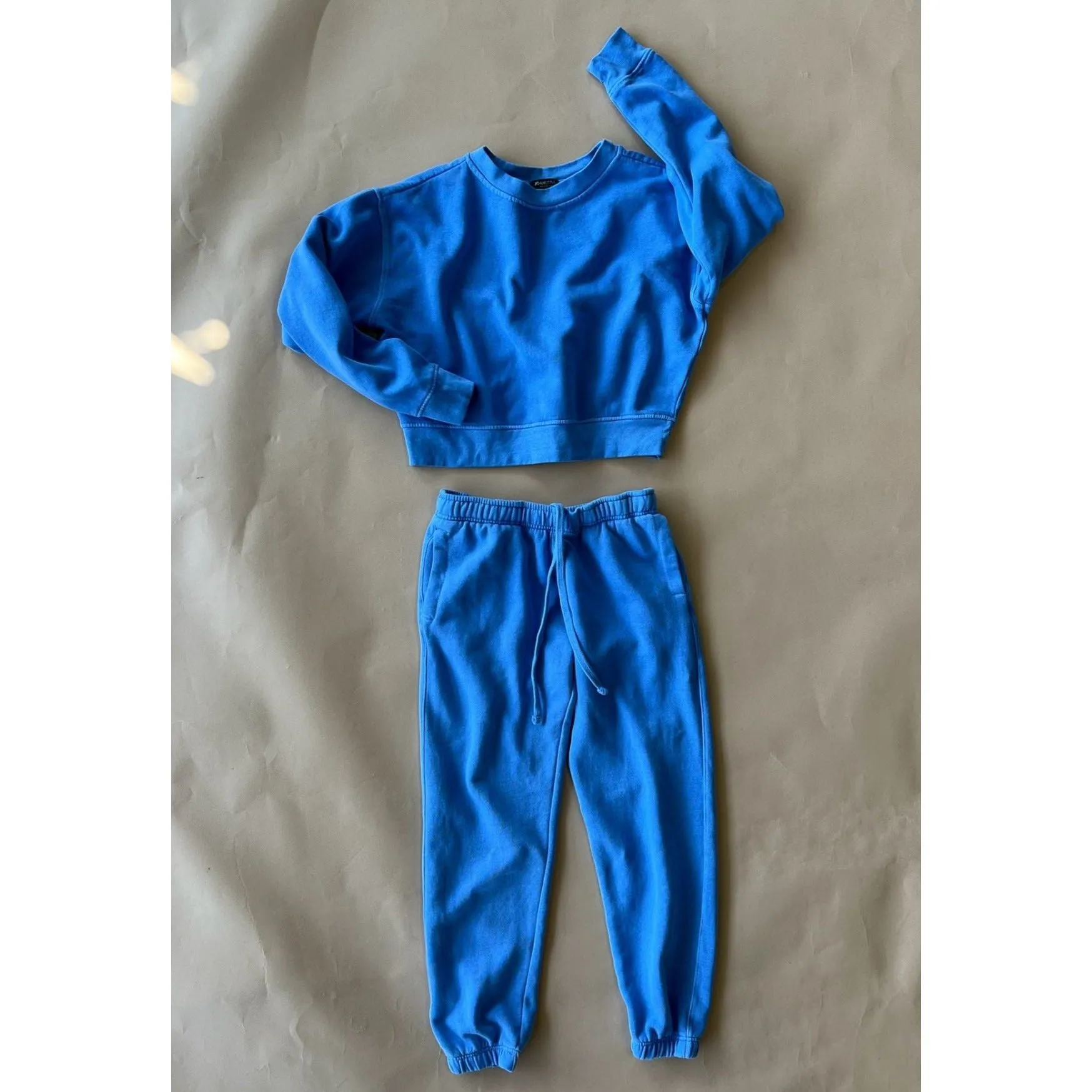 Vintage Cropped Sweatshirt | Sea Blue | Women & Youth 10 