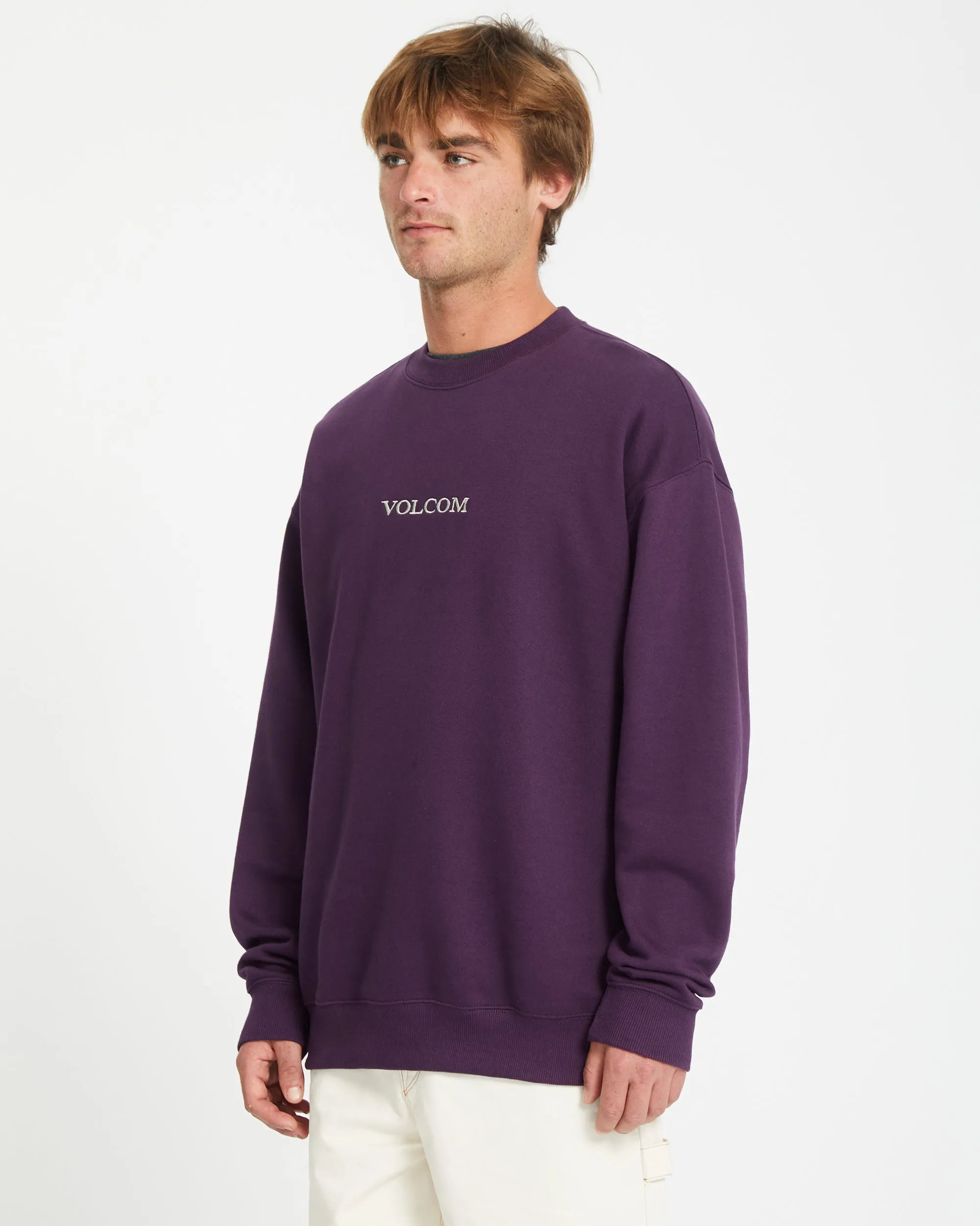 Volcom Stone Sweatshirt - GRAPE ROYALE