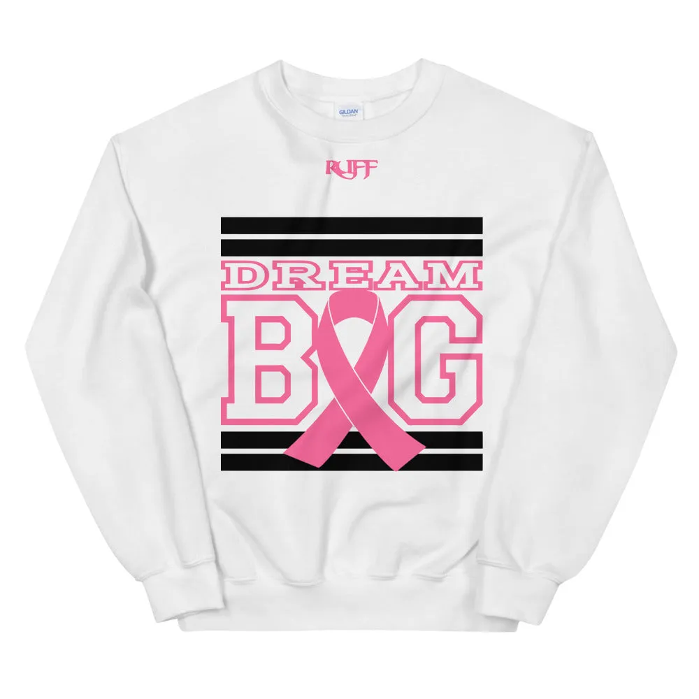 White Black and Pink Breast Cancer Awareness Unisex Sweatshirt