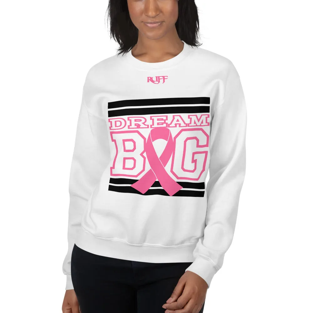 White Black and Pink Breast Cancer Awareness Unisex Sweatshirt
