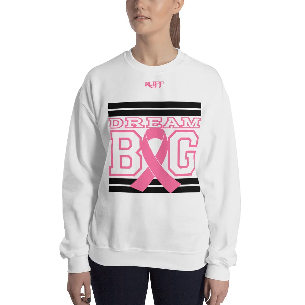 White Black and Pink Breast Cancer Awareness Unisex Sweatshirt