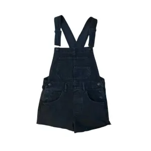 Women XS We The Free People Mineral Black Ziggy Denim Overalls Shortalls Jean