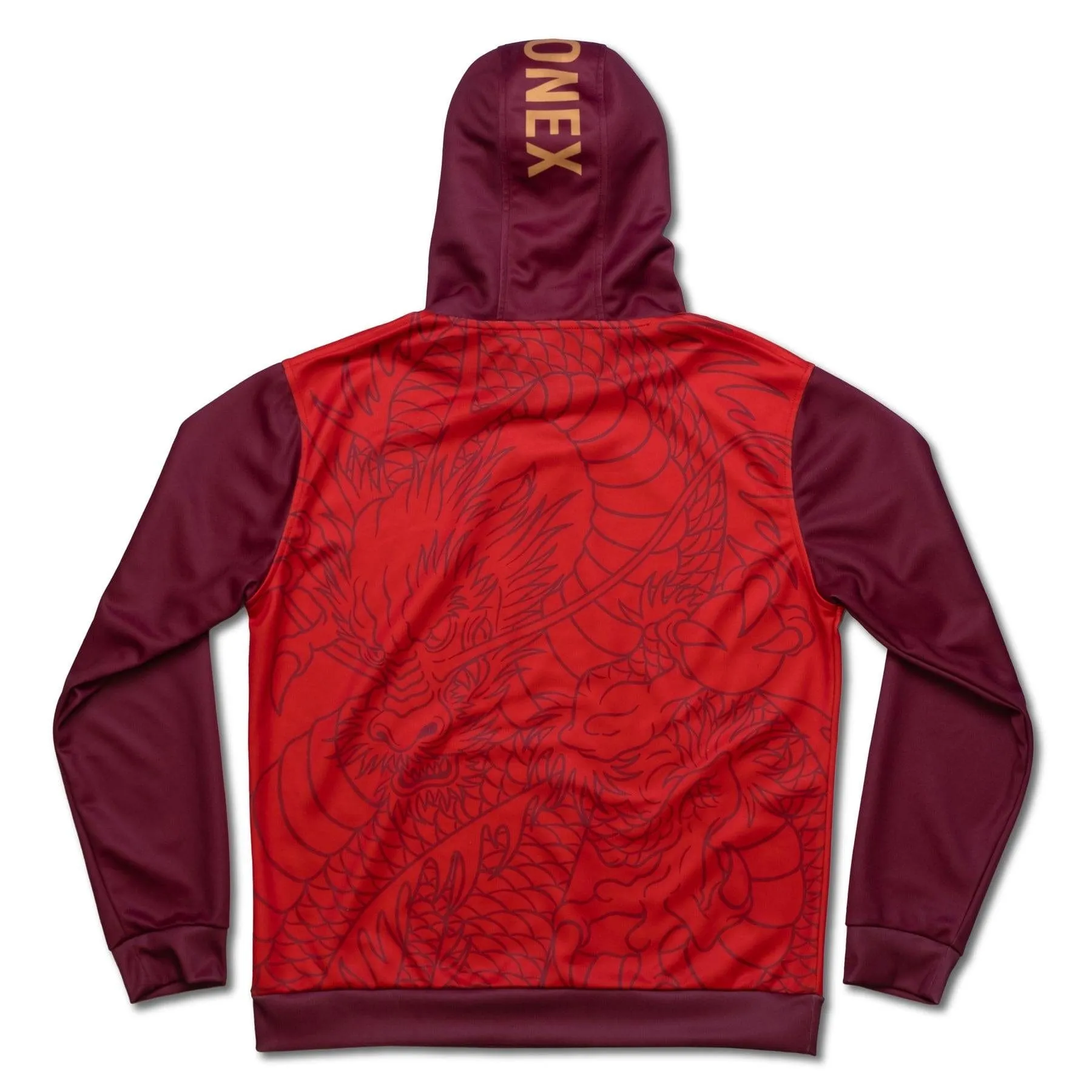 Yonex CNY2024 Linear Dragon Unisex Badminton Hoodie - Red