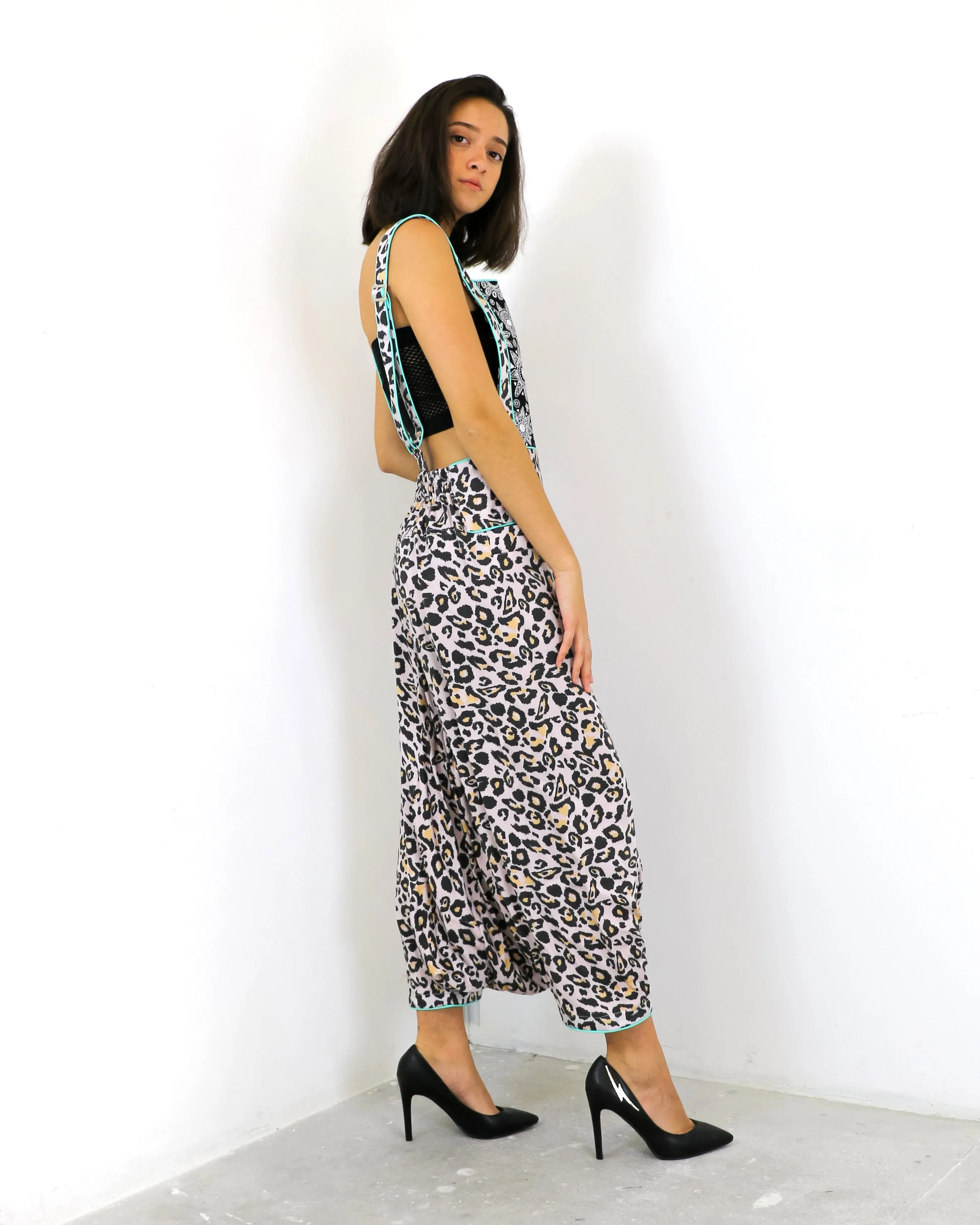Yulia | Embroidered Dungarees